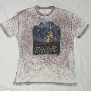 Star Wars Graphic T-Shirt, Color White, Size XL *